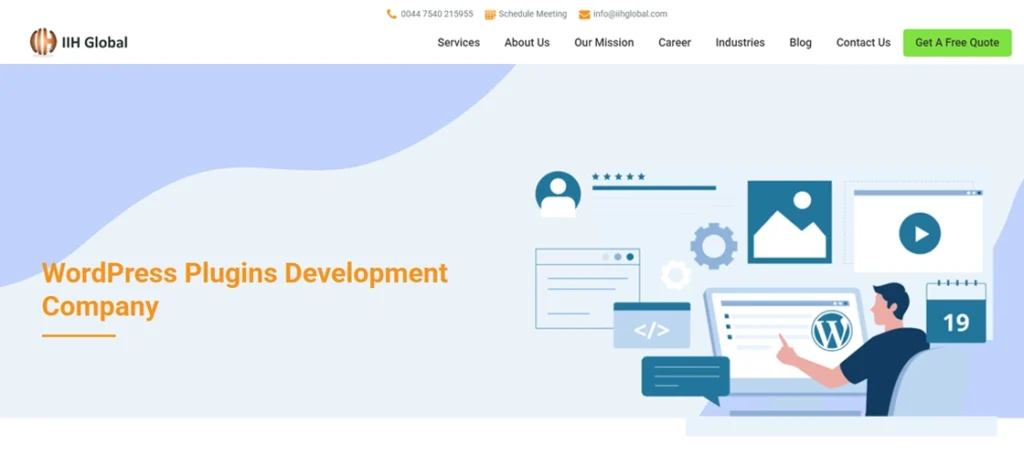 iih global - top wordpress development companies