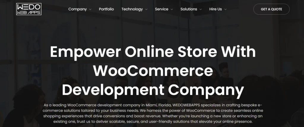 we do web apps - top woocommerce development companies