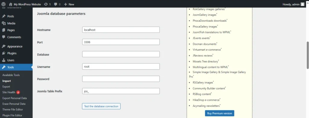 navigate to tools retrive earlier