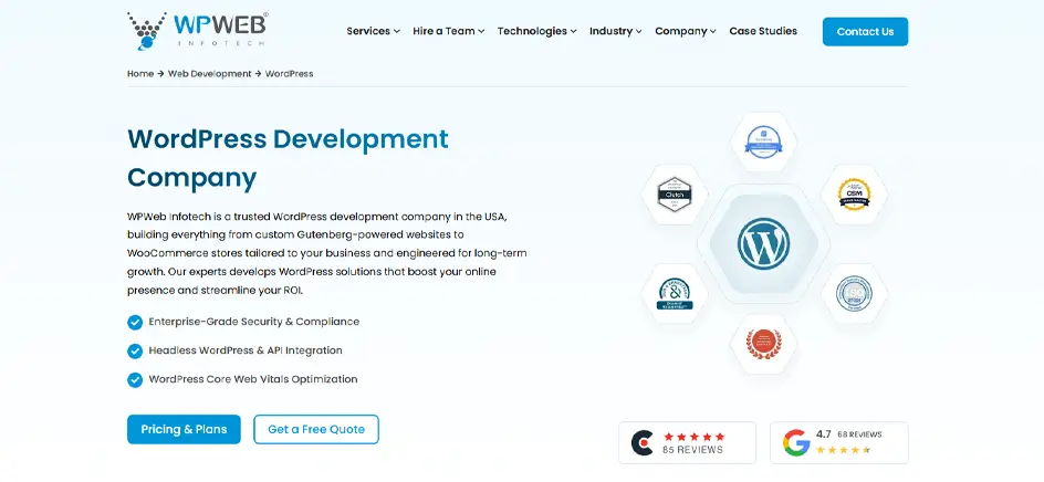 Infotech WordPress